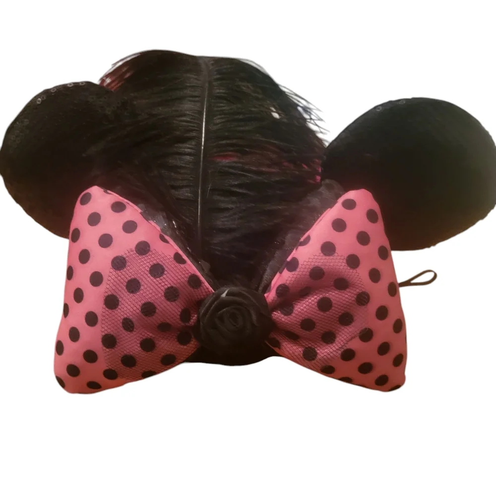 Disney Plume Minnie Mouse Ears Hat